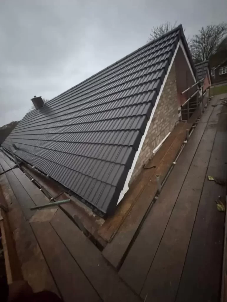 Roof repair completed